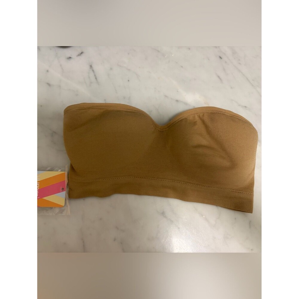 Strapless Seamless Bandeau Bra - Tan